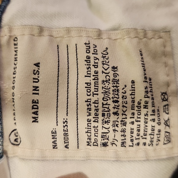 Medium wash, distressed AG "the stilt" cigarette skinny jeans size 28! - Picture 5 of 10